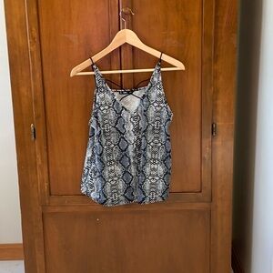 SHEIN alligator print poly spandex tank cami 19 in pit pit XL